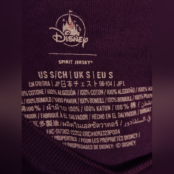 NWT Disney 30th Anniversary Paris Spirit Jersey Slinky Earrings - Picture 3 of 7